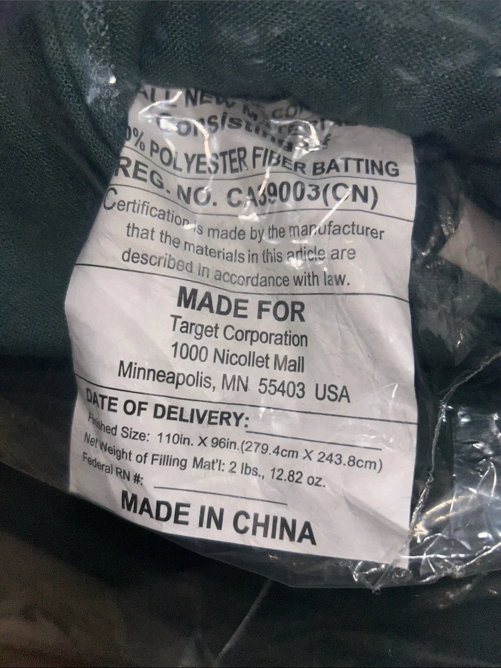 Casaluna King Dark Teal Heavyweight Linen Blend Comforter Set